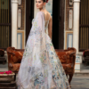 Off-White Silk Lehenga With Appliqué