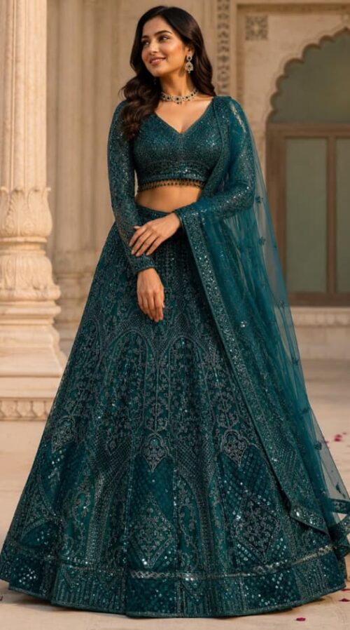 Embroidered Lehenga Choli
