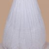 White Pearl Embroidery Lehenga Close-up