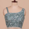 Designer Silk Lehenga in USA - Embroidered Designer Blouse