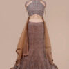 Royal Brown Fish Cut Lehenga Choli in USA