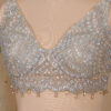 Beige Party Wear Lehenga in USA - Mirror & Sequins Embroidery Detail