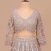 Chickoo Designer Lehenga Designer Blouse Chickoo Designer Lehenga in USA - Designer Blouse Front