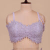 Lilac Pearl Embroidery Lehenga Close-up